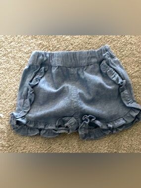 Sovereign Code Girls Light Blue Ruffle Shorts